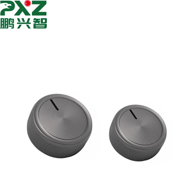 Gray Color Knurled Gas Stove Knob