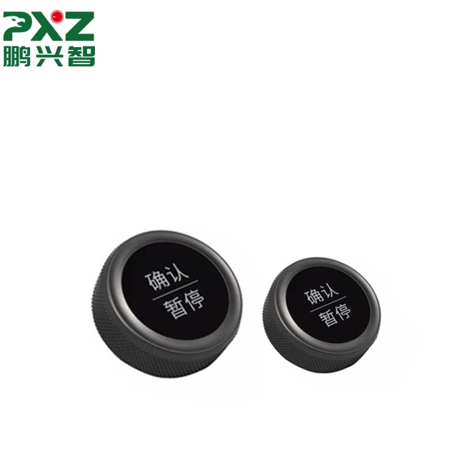 Customized font for kitchen stove, microwave oven control knob